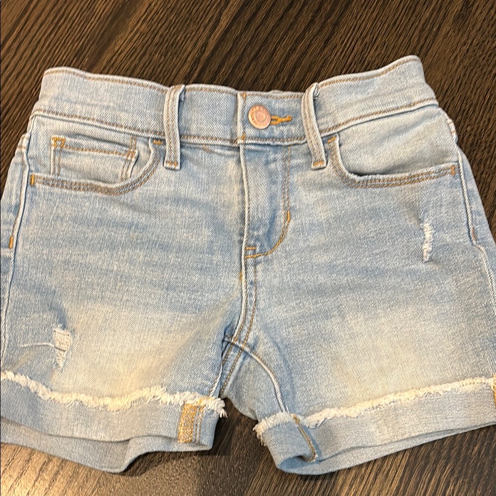 Old Navy Light Blue Denim girls Jean Shorts Size 8